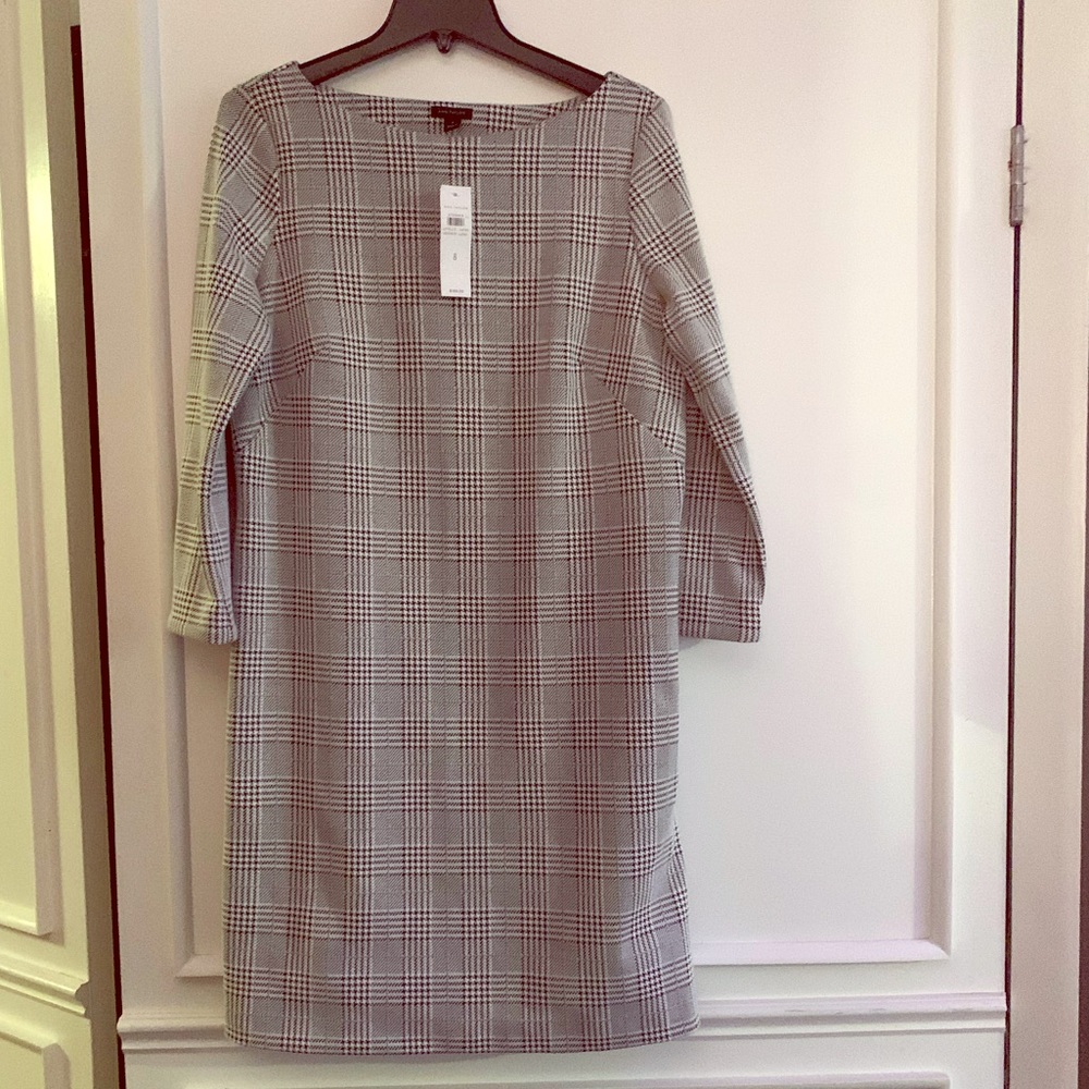 Ann Taylor 3/4 Sleeve Boatneck Dress
